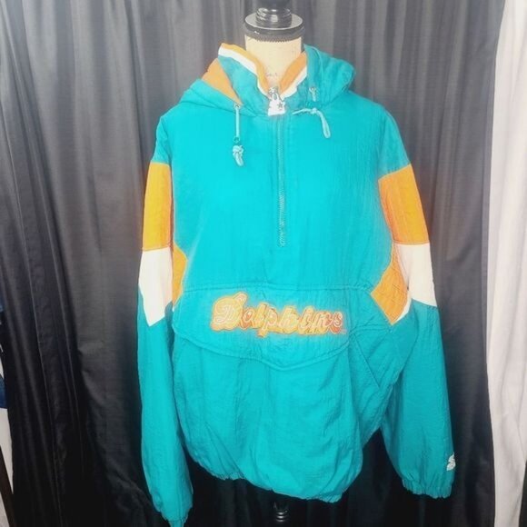 STARTER Other - Vintage 90s Miami Dolphins NFL Starter Jacket Winter Coat XL